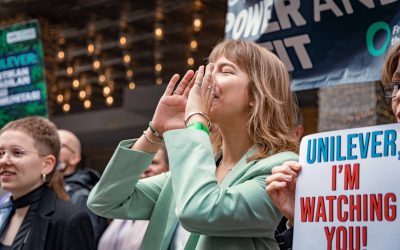 Milieudefensie Jong voor de tweede keer naar Aandeelhoudersvergadering Unilever: opnieuw een teleurstellend antwoord